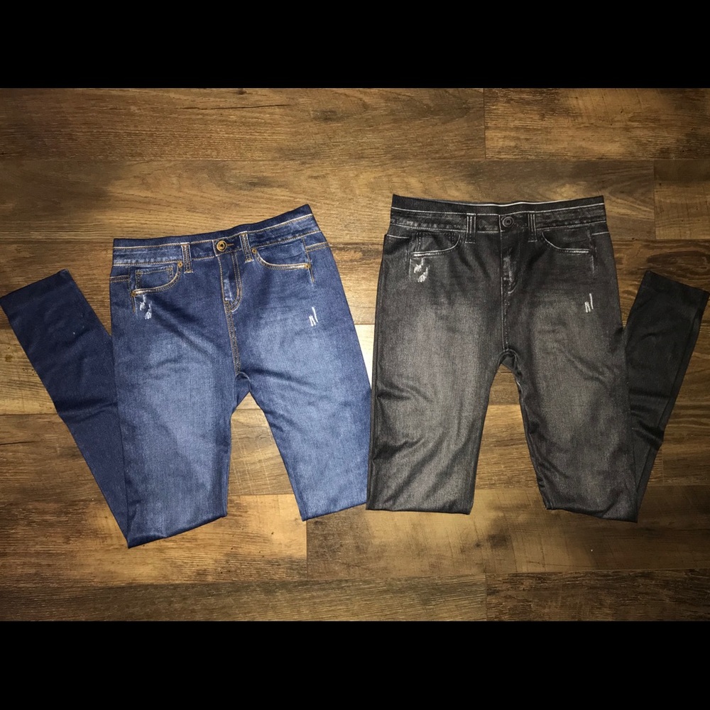 Faux Jean Leggings TWO